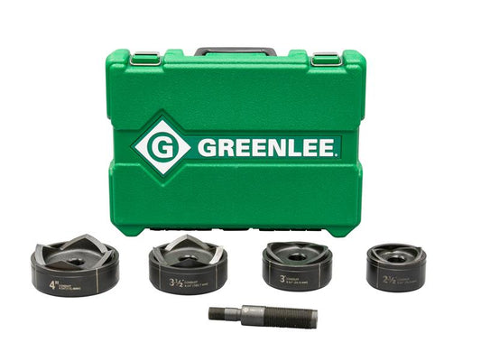Greenlee Knockout Set for Hydraulic Drivers with Standard Round 2-1/2" to 4"