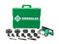 Greenlee 11-Ton Hydraulic Knockout Kit w/ Hand Pump & Standard Round 1/2" – 4"