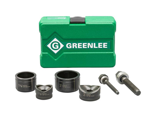 Greenlee Standard Round 1-1/2" – 2" Manual Knockout Set
