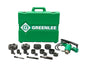 Greenlee 11-Ton Hydraulic Knockout Kit with Foot Pump and Slug-Buster® 1/2" – 4"