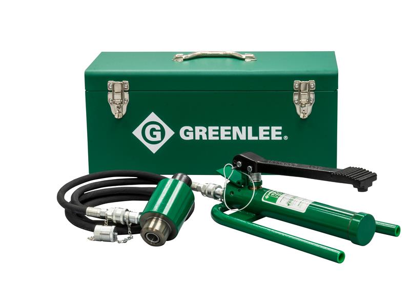 Greenlee 11-Ton Hydraulic Knockout Driver with Foot Pump