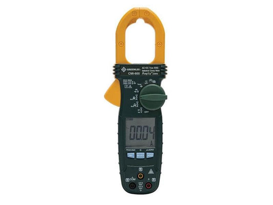 Industrial Clamp Meter, 1000V, 600A, Calibrated