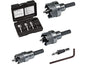 Klein - Carbide Hole Cutter Set with Heavy Duty Carry Case, 4-Piece