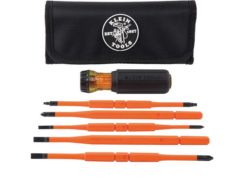 Klein - 8-in-1 Insulated Interchangeable Screwdriver Set