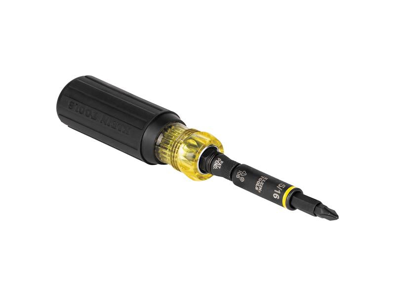 Klein - Impact Rated Multi-Bit Screwdriver / Nut Driver, 11-in-1