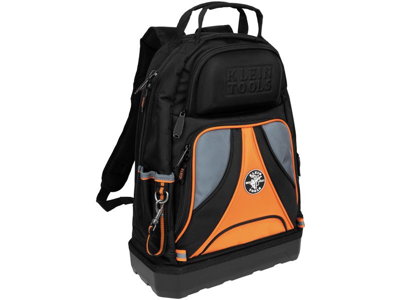 Klein Tradesman Pro Tool Bag Backpack, 39 Pockets, Black, 14-Inch