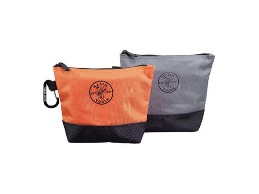 Klein Zipper Bag, Stand-Up Tool Pouch, 2-Pack