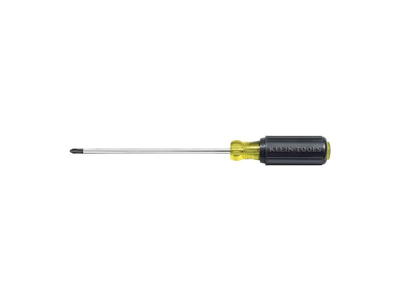 Klein - #3 Phillips Screwdriver, 6-Inch Round Shank