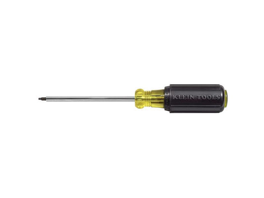 Klein - #3 Square Recess Screwdriver, 4-Inch Round Shank
