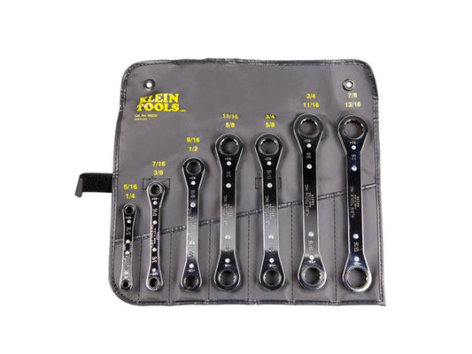 Klein Ratcheting Box Wrench Set, 7-Piece