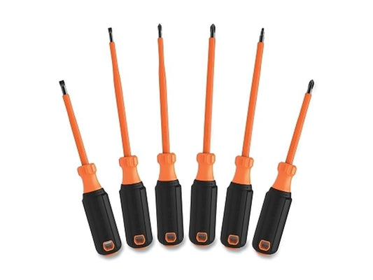 Klein - Screwdriver Set, 1000V Insulated, 6-Piece