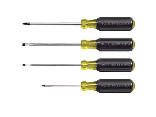 Klein - Screwdriver Set, Mini Slotted and Phillips, 4-Piece