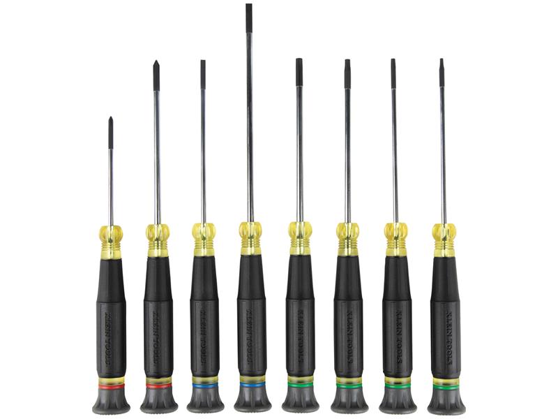 Precision Screwdriver Set, Slotted, Phillips, and TORX 8-Piece