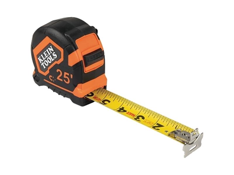 Klein Tape Measure, 25-Foot Magnetic Double-Hook