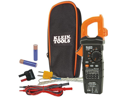 Klein Digital Clamp Meter, AC Auto-Range TRMS, Low Impedance (LoZ), Auto Off