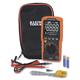Slim Digital Multimeter, TRMS Auto-Ranging, 600V, Temp