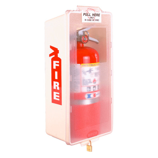 Brooks - Mark I Jr Fire Extinguisher Cabnet 5LB Red / White