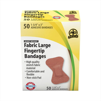 Wasip - Fabric Fingertip Bandage - Large - 7.5 x 4.5cm