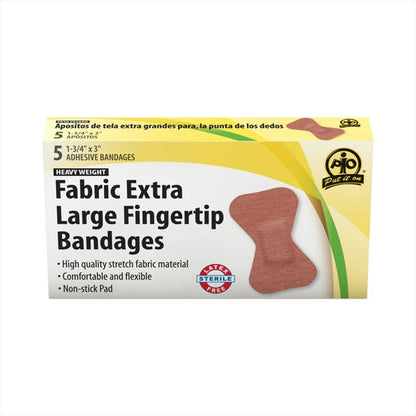 Wasip - Fabric Fingertip Bandage - Large - 7.5 x 4.5cm