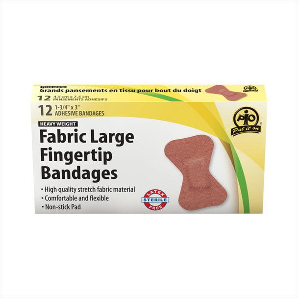 Wasip - Fabric Fingertip Bandage - Large - 7.5 x 4.5cm