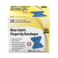 Wasip - Blue Fabric Fingertip Bandage - 5 x 4.5cm - 50/Box
