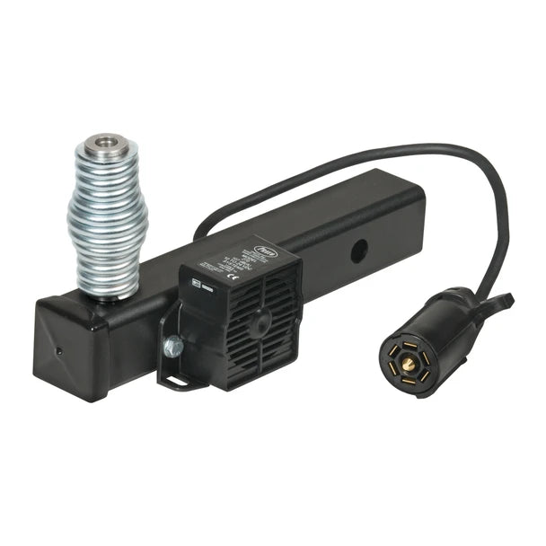 Driver Industrial Safety - Heavy Duty Hitch Mount, Spring Base for Power Threaded Whips, with Backup Alarm