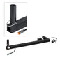 Driver Industrial Safety - Heavy Duty Hitch Mount, Left Side Offset, for Powered Telescoping Whips and Backup Alarm