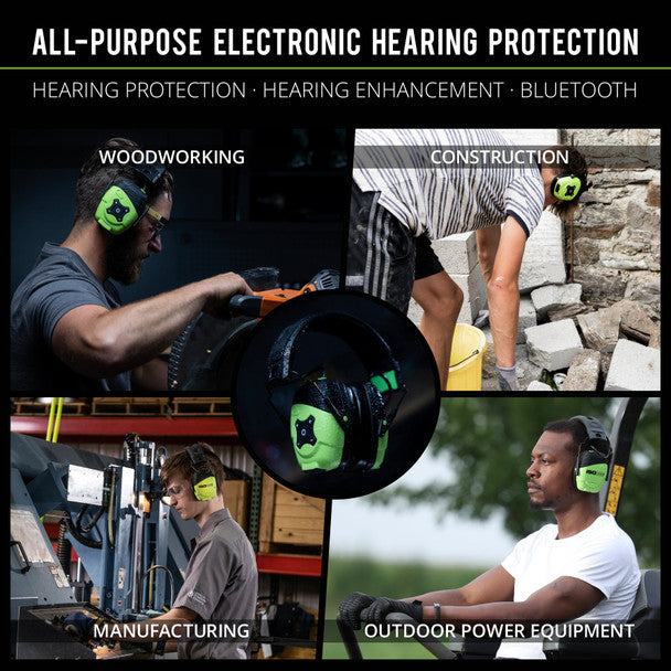 ISOtunes - Link Aware Bluetooth Earmuff Ambient Listening Technology | 25 DB