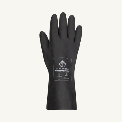 Superior Glove - Chemstop Flock Lined Neoprene Gloves 12 Pack | 12-Inch Cuffs