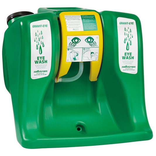 Sellstrom - 16-Gallon Gravit-Eye Portable Eyewash Station - S90320