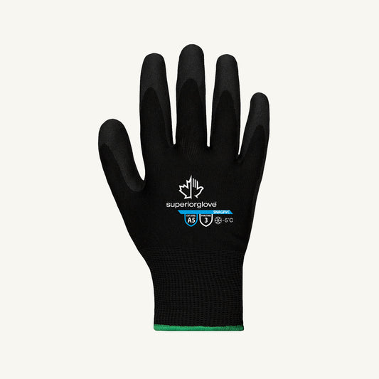 Superior Glove - Dexterity PVC - Winter Palm Coated | Cut Resistance ANSI A5 | 12 Pack