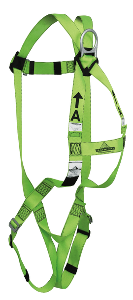 PeakWorks - Hi-Vis Full Body Compliance Harness | 1D, Class A