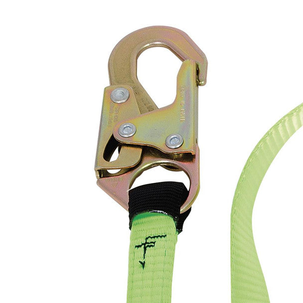 PeakWorks - Shock Absorbing Lanyard - SP - Twin Leg - Snap Hooks - 110 - 220 Lb Capacity