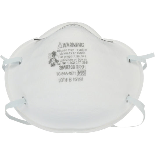 3M - 8200 Particulate Respirators, N95, NIOSH Certified