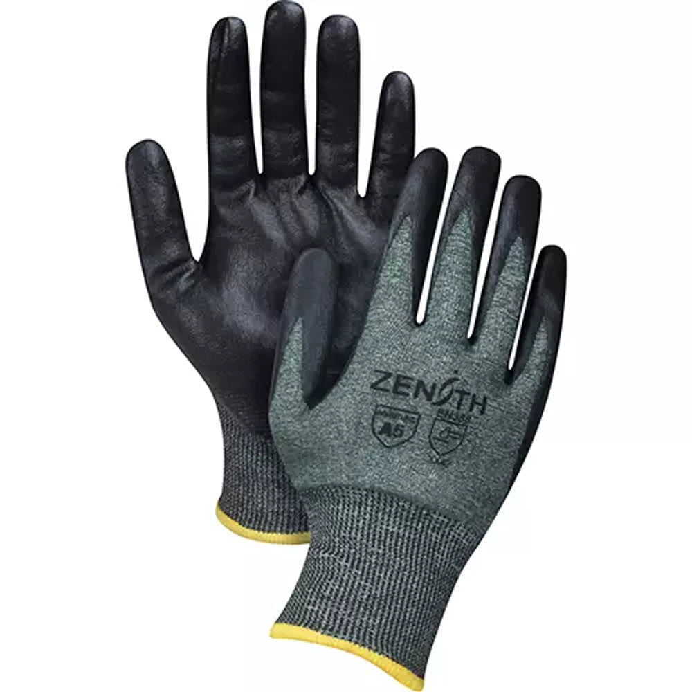Zenith - LW Cut-Resistant Gloves Cut Level A5 - Nitrile Coated (Pack of 12) | Cut Level A5