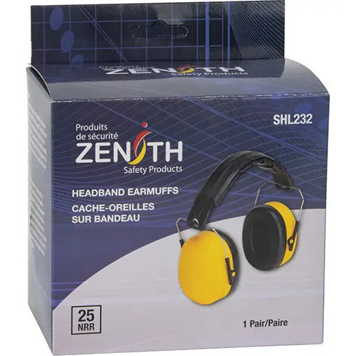 Zenith - Passive Ear Muffs, Headband, 25 NRR DB