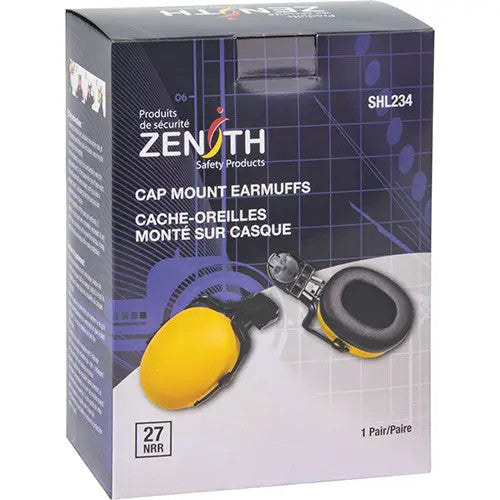 Zenith - Passive Ear Muffs, Cap Mount, 27 NRR DB
